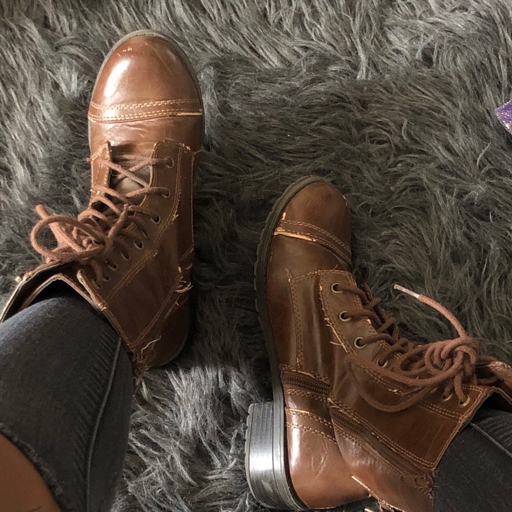 TAN Combat Boots